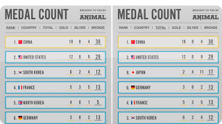Illustration for article titled MedalCount.com Helps You Keep Track of the Only Thing That Really Matters at the Olympics